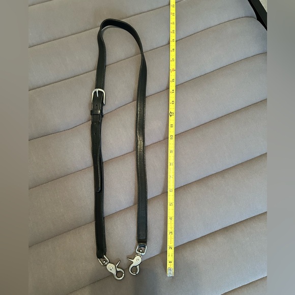 RARE Vintage COACH Willis Crossbody Bag Black/Nickel - Picture 6 of 12